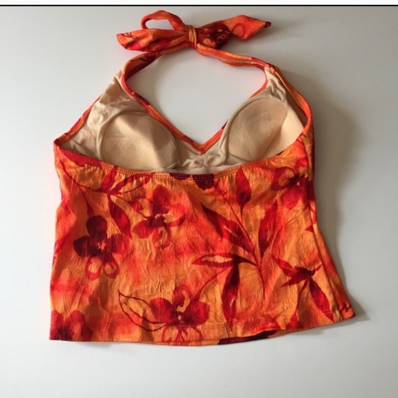 Athena Orange Floral Bikini/Tankini Swimsuit - Picture 7 of 8